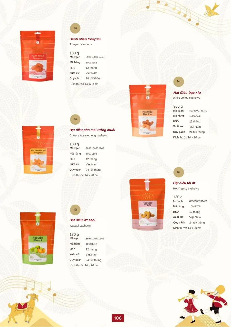 Trang 106 – FFF · Hạt tẩm gia vị