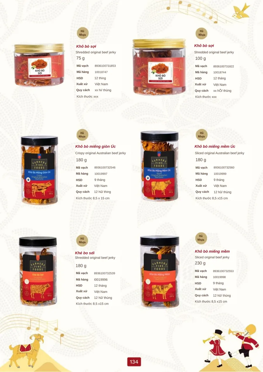 Trang 134 – FFF · Thịt khô sấy